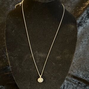 NWT Anne Marie Gold Pendant Necklace